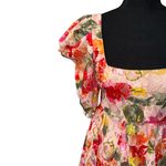 For Love & Lemons NWT! Dascha Puff Sleeve Floral Mini Dress - Size Medium Photo 10
