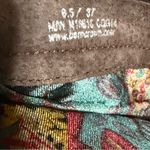 Crown Over The Knee Boots vtge Steampunk Caramel Brown genuine Leather Size 6 5 Photo 14