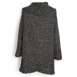 Eddie Bauer  Women's XL/XG Black & White Knit Cardigan Sweater Oversized‎ Shawl Photo 3