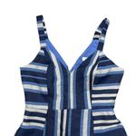 BCBGeneration  Blue Striped Sleeveless Mini Dress 0 Photo 1