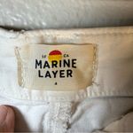 Marine layer Marine Layers Maya slim/Straight utility pants painter white SZ:4 Photo 11