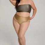 Good American Reversible Good Waist Cheeky Bottom 5 2XL High Shine Sage Photo 2