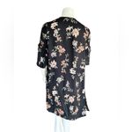 Angie  Black Floral Kimono Photo 3