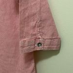 Aerie Womens Shirt XS Bust 34” Pink White Thin Vertical Stripes Western Cowgirl Photo 2