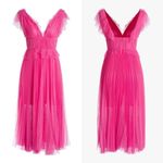 Maria Lucia Hohan Dress Iselin Tulle Maxi Birthday Fun Wedding Pink 4 GUC Photo 9