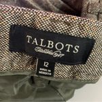 Talbots  Womens Heritage Brown Wool Flare Dress Pants Size 12 Photo 9