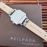 Silpada  Ivory Snakeskin Watch with Silver Accents Photo 3