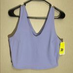 All In Motion 🔵  NWT Light Purple V-Neck ribbed Crop padded sports bra xxl plus Photo 0