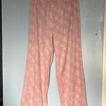 Juicy Couture Juicy by Pink Velour Embellished Logo Pull On Pajama Sweatpants Photo 0