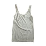 Soma Women’s Cream Tank Top Medium Beige Neutral Scoop Neck Photo 1