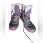 Sorel  Whitney II Pink Grey Snow  Water Proof Outdoor Hiking Rain Boots Size 10 Photo 2