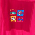 Johnny Was Vintage  Red T-Shirt Dress Photo 2