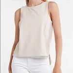 EXPRESS NWT Women's Blush Sleeveless Faux Leather Tank Top Size M Photo 0