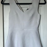 Topshop  | White Peplum Top Scuba Size 2 Photo 0