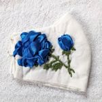 Handmade Pocket Filter Embroidered Face Mask Photo 0