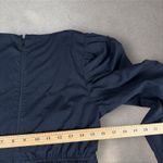 Abercrombie & Fitch  Black Long Sleeve Poplin Babydoll Mini Dress Sz M Petite NWT Photo 6