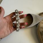 Jeffrey Campbell Rare Mule Slide Rhinestones Rainbow Silver Heel 8.5 Photo 4