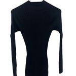 Wilfred  high neck ribbed long sleeve goth sweater dress with slit Medium #716 Photo 1