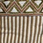 Antik Kraft  🌾 Chic Striped Beaded Tote Bag! ✨👜 Photo 1