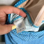 Sunsets Lands End Blue Polka Dot Halter Tankini Swimsuit Top & Bottom XL‎ 16 Photo 8