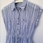 Pink republic Blue and White Striped Mini Dress Small Photo 2