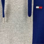 Tommy Hilfiger  Sport Navy Pink & Gray Colorblock Patchwork Hoodie Pockets Sz XL Photo 4