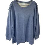 Dc Sunday Women's Blue Sweater Size 1X Photo 0