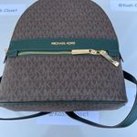 Michael Kors MK Kenly Medium Backpack - Racing Green Photo 5