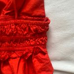 Sim & Sam Red ruffle tank top Photo 5