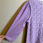 Current Air  Crochet Top with Jacquard Puff‎ Sleeves Photo 2