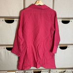 Habitat  art to wear crinkle button down blouse Photo 6