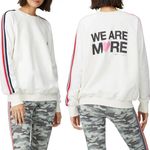 Spiritual Gangster We Are More Women’s White Cotton Sweatshirt Size Small Photo 2