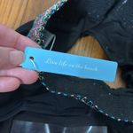 Paisley One Shoulder Woven Patchwork Black Bikini Set size S NWT swimsuit Photo 9