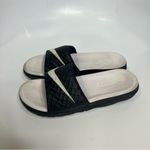 Nike  Benassi solarsoft slides black & white size 5‎ Photo 3