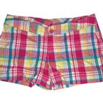 American Vintage Vintage Y2K 2000s retro Pink plaid low rise shorts with button detail Photo 1