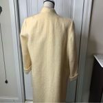 Fleurette vintage Union cream‎ mohair wool long duster coat quiet luxury large White Photo 7