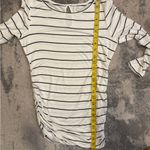 Motherhood  Black and White Striped 3/4 Sleeve Top Photo 5