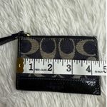 Coach y2k Denim Coin Purse Card Holder with Key Chain Photo 6