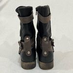 Maurice's Rachel Black Strappy Faux Leather Boot Size 7 Photo 7