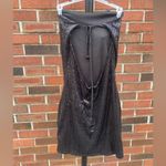 LIONESS Black Sequins Strapless Mini Dress Photo 1