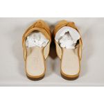 MUSSHOE Women's 8.5 US Tan Mules Comfortable Slip On Pointed Toe Flats Photo 5