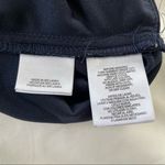 Anne Klein  Navy Blue Pants Jumpsuit with gold logo buckle. Size‎ 10 Photo 6