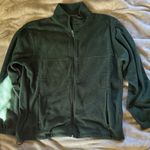 Women's Forest Green Fleece Zip Photo 0