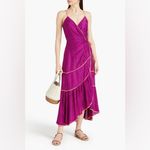 Vix Paula Hermanny Revolve Louise Winnie Long Dress Orange Size L Photo 1