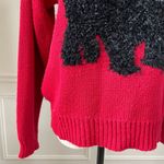 Vintage 80s 90s Boundary Waters Dog Sweater S Red Photo 3