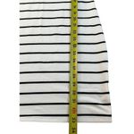 Blue Rain  Ivory & Black Striped Short Sleeve Dress Women Size Large NWT | 9-16 Photo 5