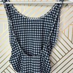 LIONESS  The‎ Bo Derek Gingham One Piece Swimsuit in Black Size XS Photo 8