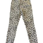 Frame women's Denim Ali Ultra High Rise Cigarette Skinny Leopard Jeans Size 28 Photo 1