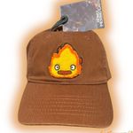 Her Universe Studio Ghibli Howl’s Moving Castle Calcifer Portrait Chenille Brown Cap Photo 1