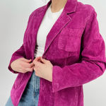 vintage coastal cowgirl hot pink leather jacket size s Photo 0